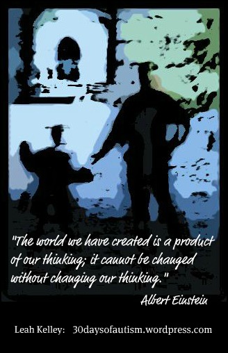 30 days of autism and Einstein quote